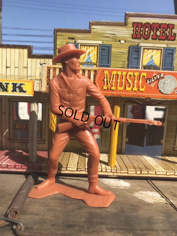 画像1: 60s Vintage Louis Marx Western Action Figure COWBOY (T275)