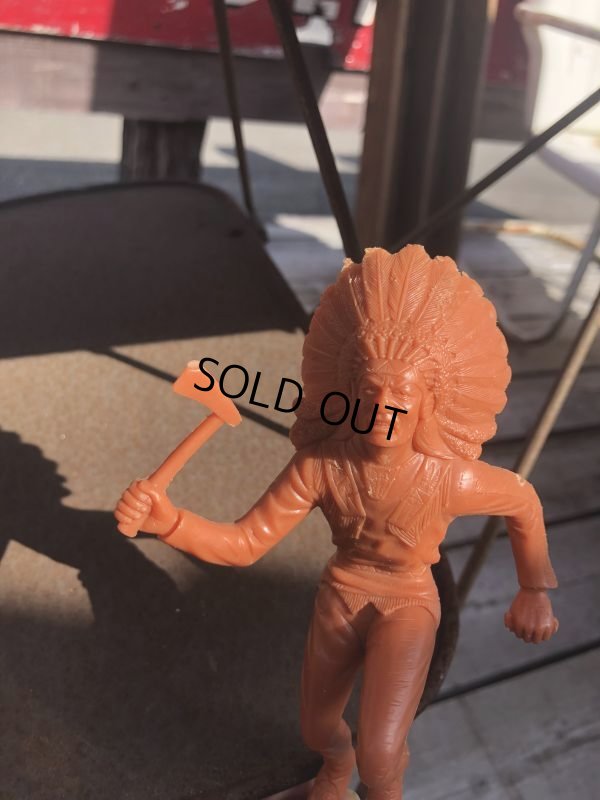 画像5: 60s Vintage Louis Marx Western Action Figure INDIAN (T282)