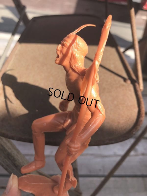 画像6: 60s Vintage Louis Marx Western Action Figure INDIAN (T279)