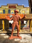 画像1: 60s Vintage Louis Marx Western Action Figure COWBOY (T273) (1)