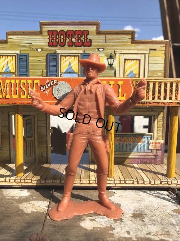 画像1: 60s Vintage Louis Marx Western Action Figure COWBOY (T273)