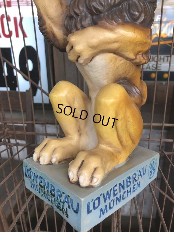画像11: Vintage Lowenbrau Beer Lion Store Display Statue (C01)