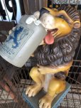 画像15: Vintage Lowenbrau Beer Lion Store Display Statue (C01)