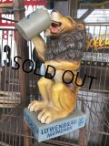 Vintage Lowenbrau Beer Lion Store Display Statue (C01)