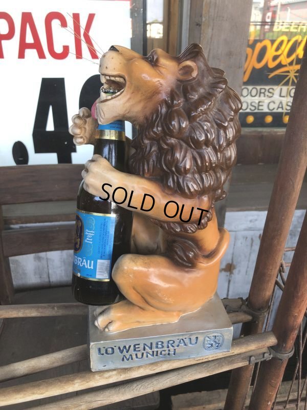 画像4: Vintage Lowenbrau Beer Lion Store Display Statue (C02)