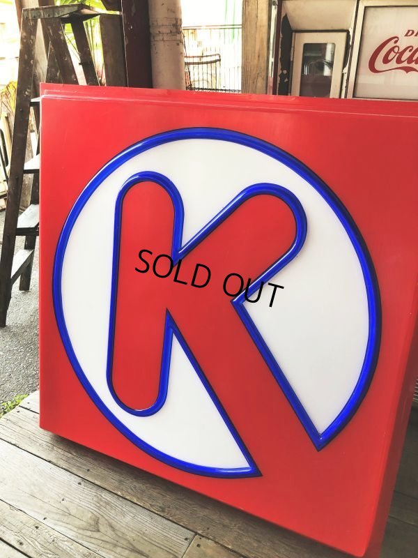 画像12: Vintage U.S.A Circle K Convenience Store & Gas Station Sign 121x121cm (C03)