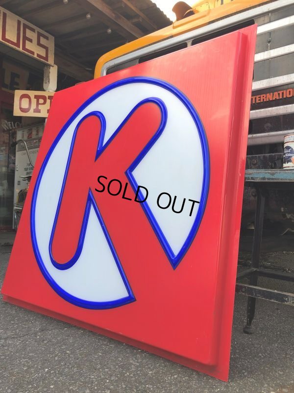 画像3: Vintage U.S.A Circle K Convenience Store & Gas Station Sign 121x121cm (C03)