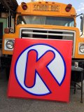 Vintage U.S.A Circle K Convenience Store & Gas Station Sign 121x121cm (C03)