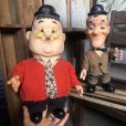 画像1: 70s Vintage Laurel and Hardy Cartoon Vinyl Doll Set (C05) (1)