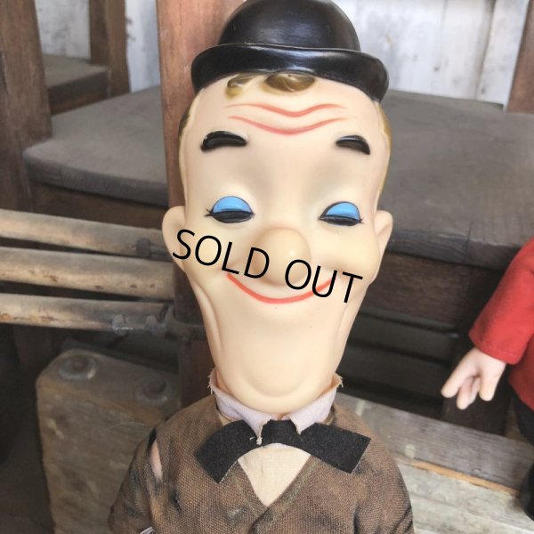 画像6: 70s Vintage Laurel and Hardy Cartoon Vinyl Doll Set (C04)