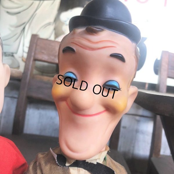 画像5: 70s Vintage Laurel and Hardy Cartoon Vinyl Doll Set (C05)