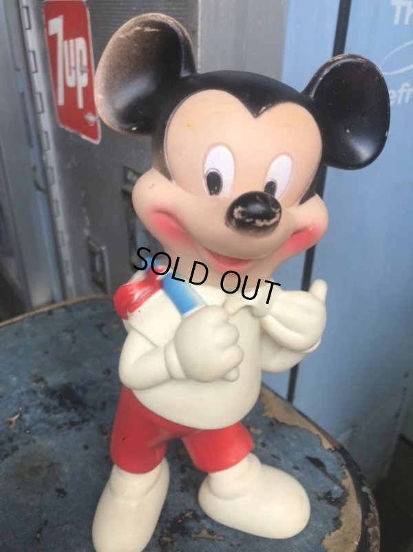 画像2:  60s Vintage DELL Disney Mickey Mouse Rubber Doll (C07)