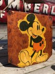 画像9: Vintage Disney Mickey Mouse Print on Wood Panel (C08)