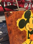 画像5: Vintage Disney Mickey Mouse Print on Wood Panel (C08)