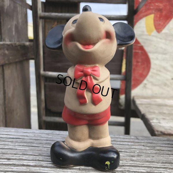 画像10:  60s Vintage DELL Disney Mickey Mouse Rubber Doll (C06)