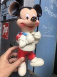 画像1:  60s Vintage DELL Disney Mickey Mouse Rubber Doll (C07) (1)