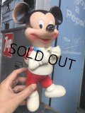  60s Vintage DELL Disney Mickey Mouse Rubber Doll (C07)