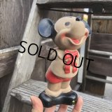  60s Vintage DELL Disney Mickey Mouse Rubber Doll (C06)
