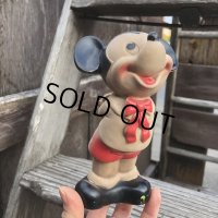  60s Vintage DELL Disney Mickey Mouse Rubber Doll (C06)