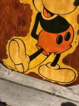 画像3: Vintage Disney Mickey Mouse Print on Wood Panel (C08)
