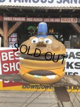 Vintage Mcdonald's Playland Big Mac Police Head statue Hard to Find!!!! (C010)
