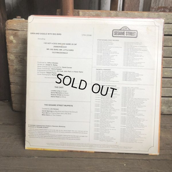 画像3: Vintage Sesame Street GRIN & GIGGLE LP Record (C022)