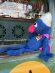 画像10: Vintage Knickerbocker Sesame Street Grover Plush Doll 38cm (B950)