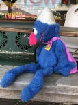 画像8: Vintage Knickerbocker Sesame Street Grover Plush Doll 38cm (B950)