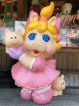 画像1: 80s Vintage Muppet Babies Miss Piggy Vinyl Bank Doll (C013) (1)