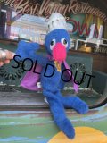 Vintage Knickerbocker Sesame Street Grover Plush Doll 38cm (B950)