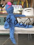 70s Vintage Knickerbocker Sesame Street Grover Plush Doll 55cm (B951)