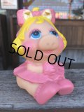 80s Vintage Muppet Babies Miss Piggy Vinyl Doll (C012)