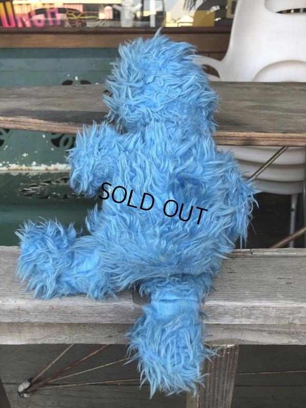 画像3: 70s Vintage Knickerbocker Sesame Street Herry Monster Plush Doll 35cm (B952)