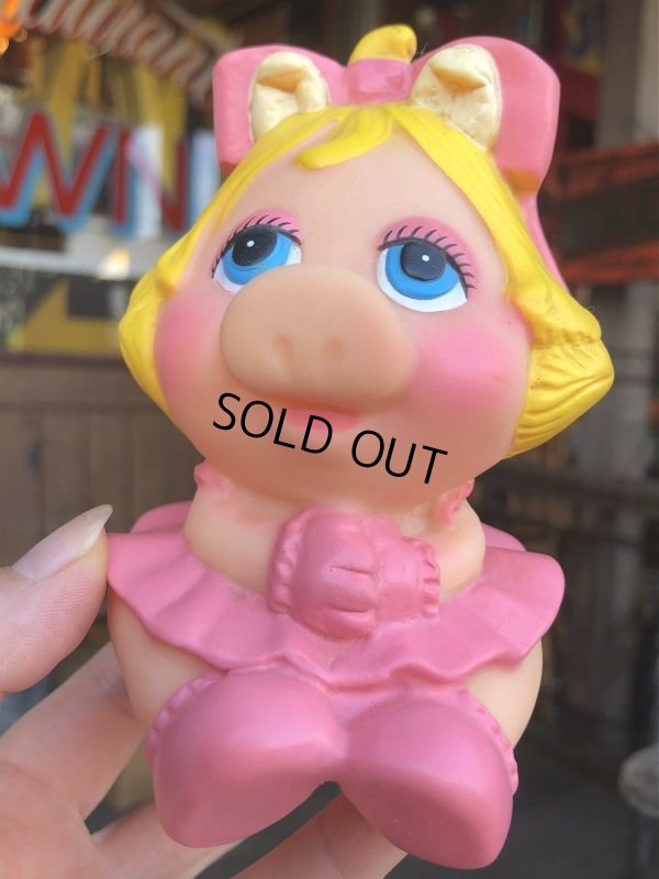 画像10: 80s Vintage Muppet Babies Miss Piggy Vinyl Doll (C012)