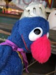 画像6: Vintage Knickerbocker Sesame Street Grover Plush Doll 38cm (B950)