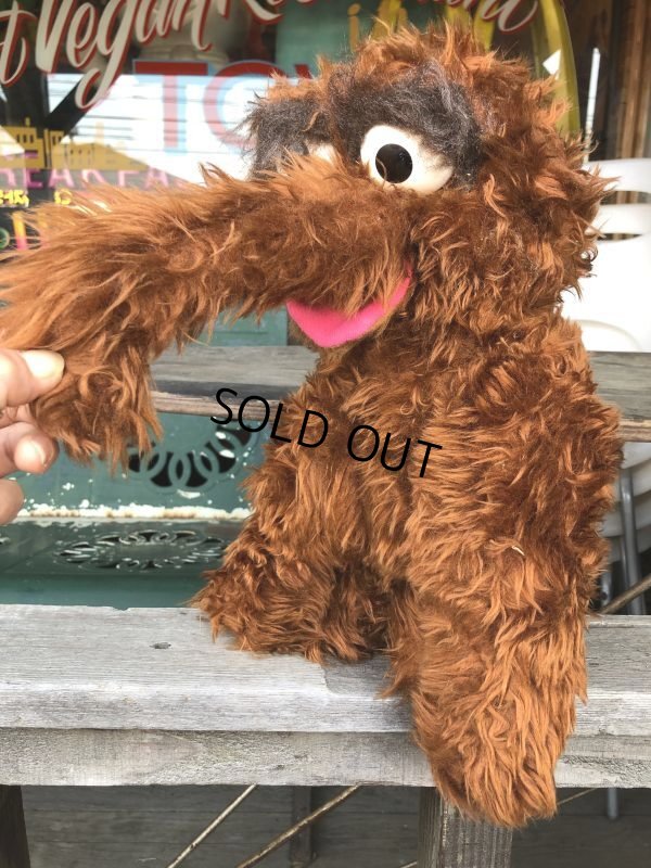 画像1: 70s Vintage Knickerbocker Sesame Street Snuffy Plush Doll (B953)