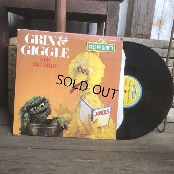 画像4: Vintage Sesame Street GRIN & GIGGLE LP Record (C022)