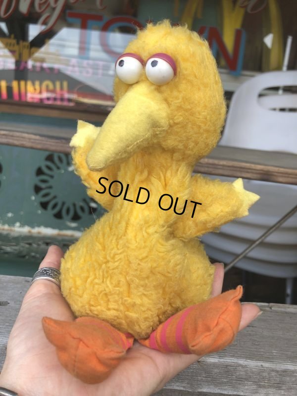 画像8: 70s Vintage Knickerbocker Sesame Street Big Bird Plush Doll 20cm (C015)
