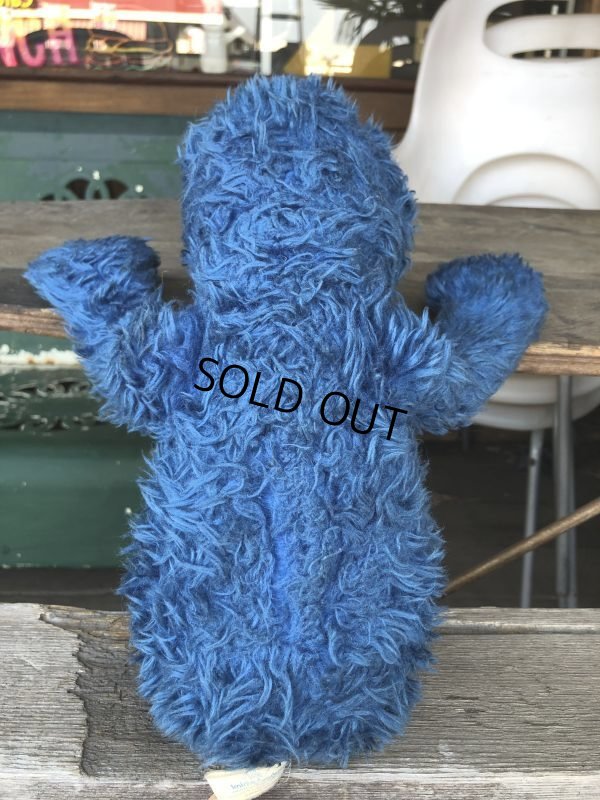 画像4: 70s Vintage Knickerbocker Sesame Street Grover Plush Doll 55cm (B951)