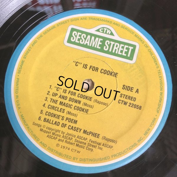 画像2: Vintage Sesame Street C...is for COOKIE! LP Record (C021)