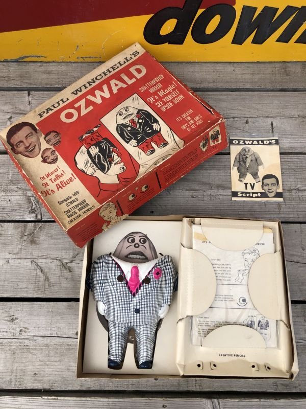 画像1: 60s Vintage Berwin Novelties Corp PAUL WINCHELL " OZWALD " Puppet Toy M.I.B (C023)