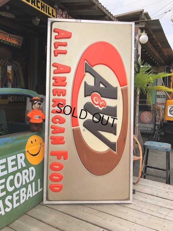 画像18: Vintage A&W Restaurant ALL AMERICAN FOOD Lighted Store Sign Huge!!!! (C024)