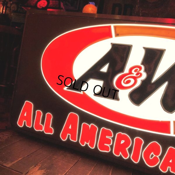 画像13: Vintage A&W Restaurant ALL AMERICAN FOOD Lighted Store Sign Huge!!!! (C024)