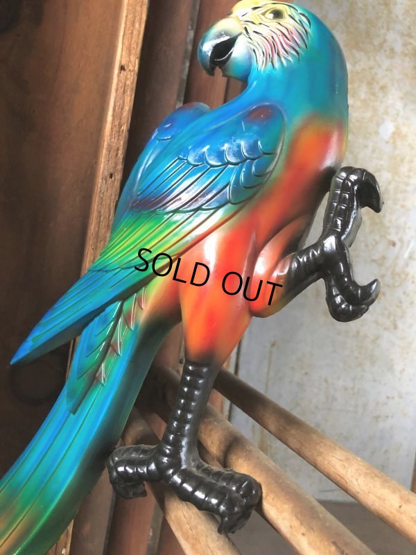 画像5: 70s Vintage Parrot Wall Hangings Statue (C027)