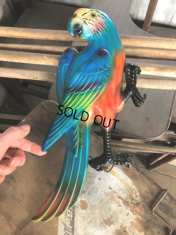 画像8: 70s Vintage Parrot Wall Hangings Statue (C027)