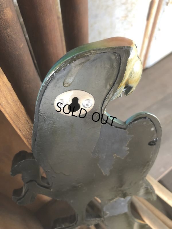 画像3: 70s Vintage Parrot Wall Hangings Statue (C027)