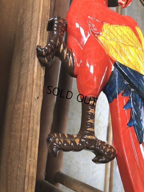画像4: 70s Vintage Parrot Wall Hangings Statue (C025)
