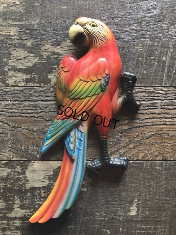 画像9: 70s Vintage Parrot Wall Hangings Statue (C029)