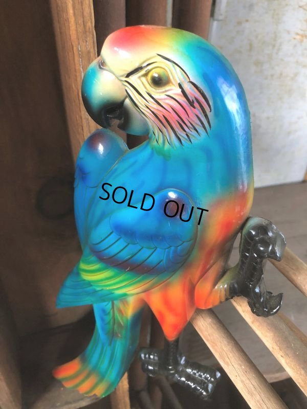 画像3: 70s Vintage Parrot Wall Hangings Statue (C028)