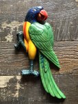 画像9: 70s Vintage Parrot Wall Hangings Statue (C026)